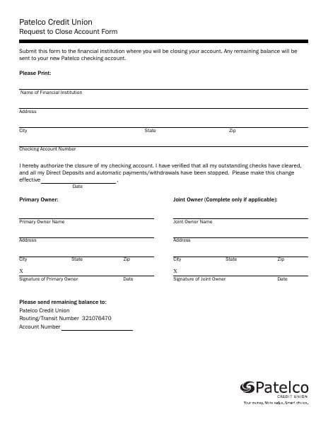 Request-to-Close-Account