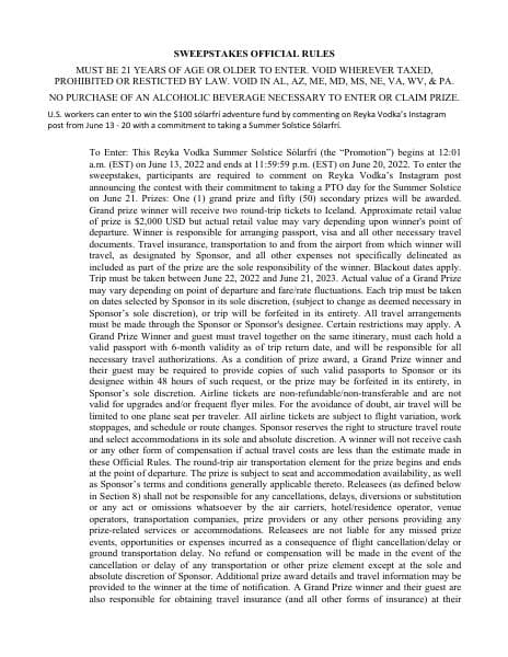 Reyka_Solarfri_Terms_and_Conditions_USA