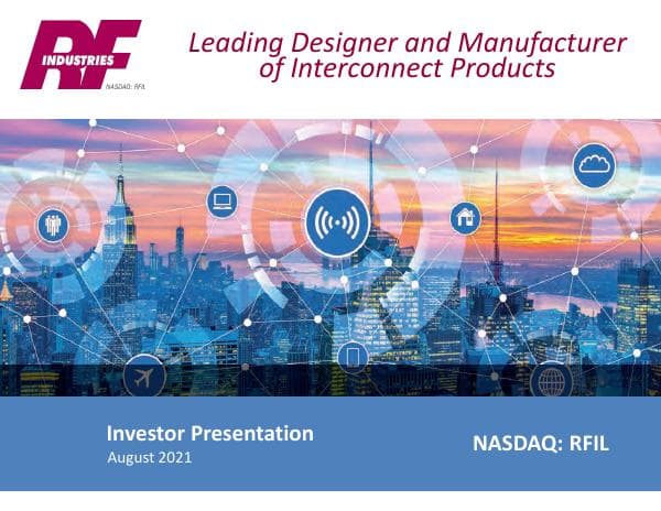 RFIL-2021-Q2-Investor-Presentation