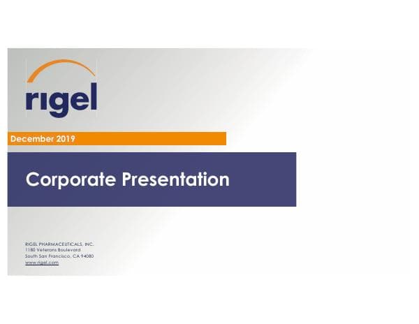 Rigel Pharmaceuticals_December_2019_967_49967