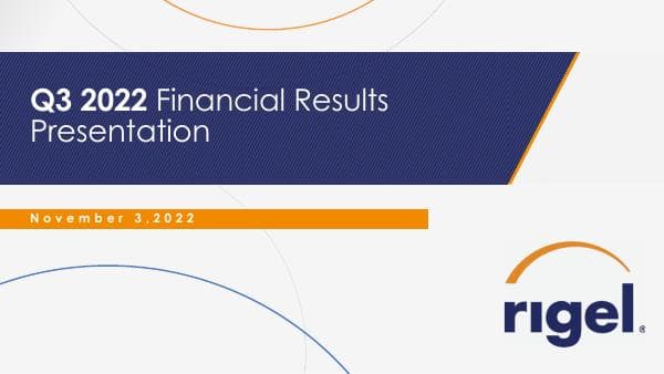 Rigel Pharmaceuticals_November_2022_606_88606