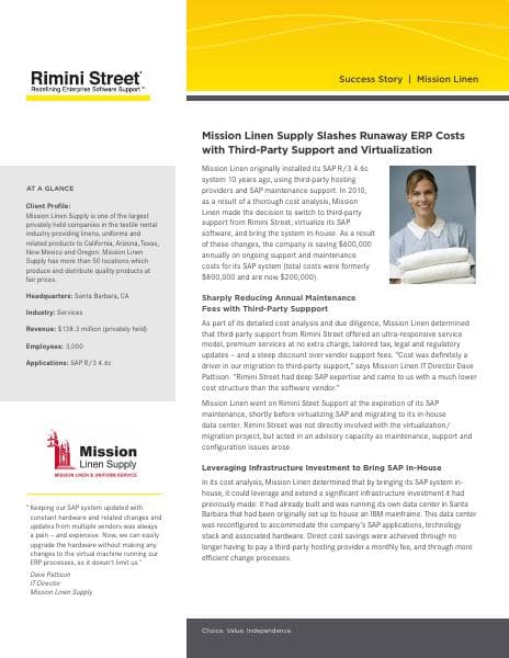 Rimini_Street_Success_Story-Mission%20Linen-LT-US-091211