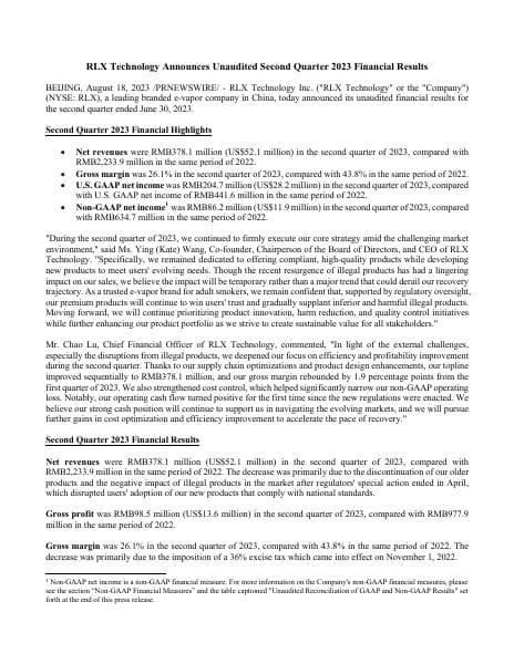 RLX%202Q23%20Earnings%20Release_final