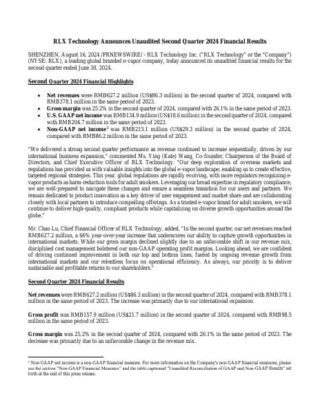 RLX+2Q24+Earnings+Release
