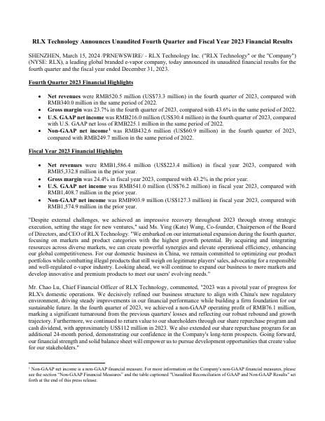 RLX+4Q23+Earnings+Release