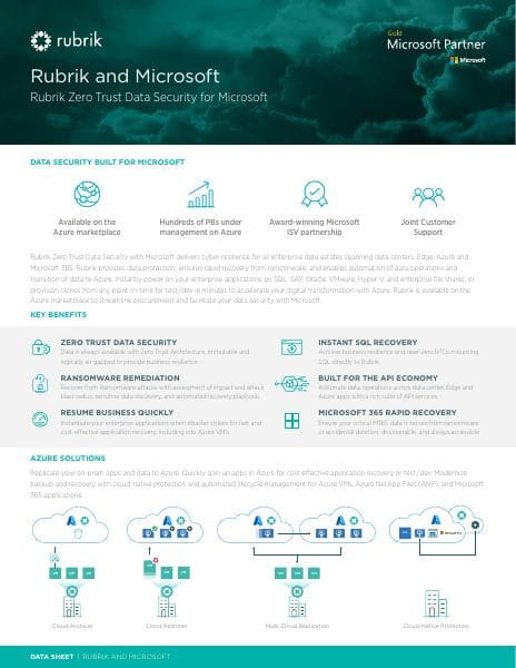 rubrik-for-microsoft-data-sheet