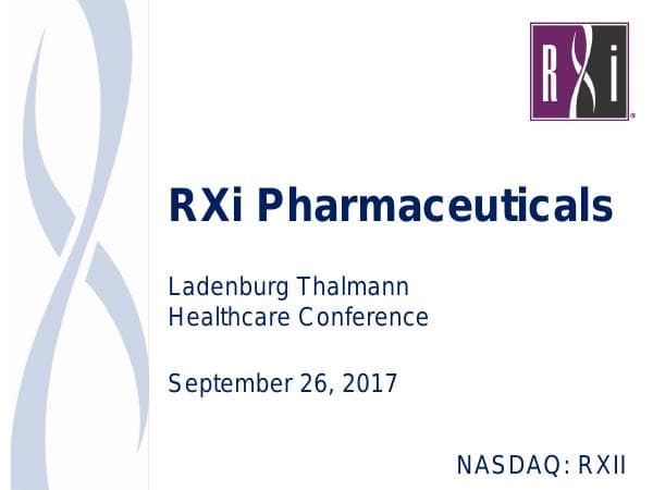 RXi Pharmaceuticals_September_2017_715_14715