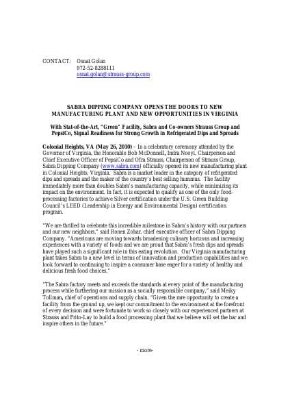 SABRA-DIPPING-COMPANY-OPENS-THE-DOORS