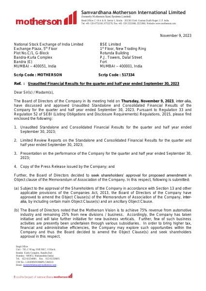 SAMIL-Presentation-on-results-Q2FY24