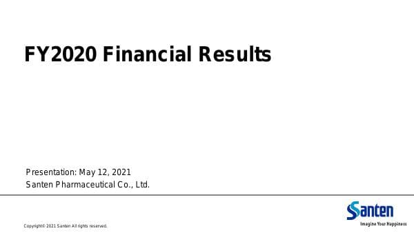 Santen Pharmaceutical_May_2021_999_69999