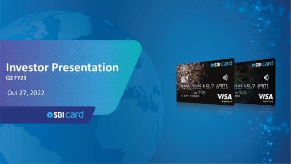SBI-Card-Investor-presentation-Q2'FY23