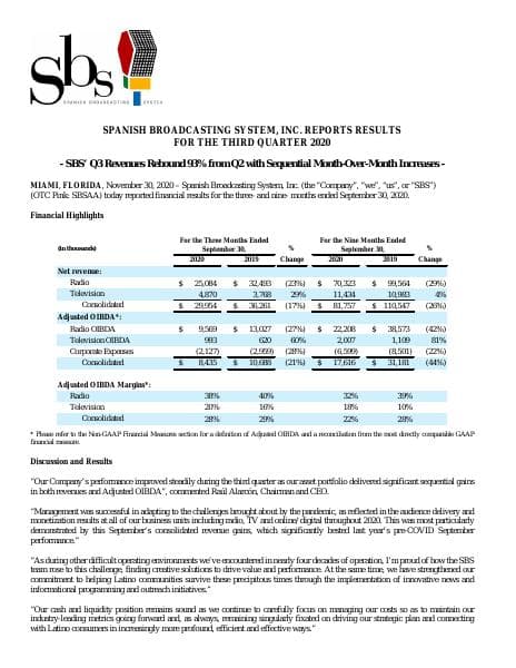 SBSAA-Earnings-Release-Q3-2020
