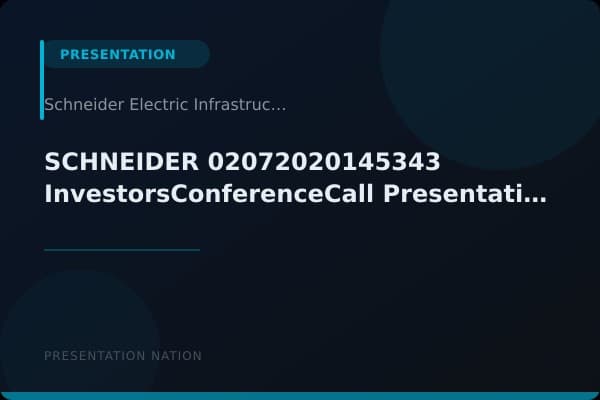 SCHNEIDER_02072020145343_InvestorsConferenceCall_PresentationJune2020