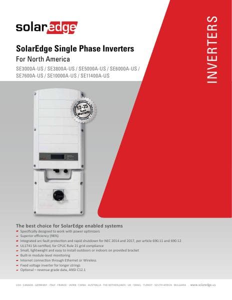 se-single-phase-us-inverter-datasheet
