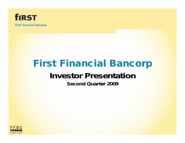 Second-Quarter-2009-Investor-Presentation