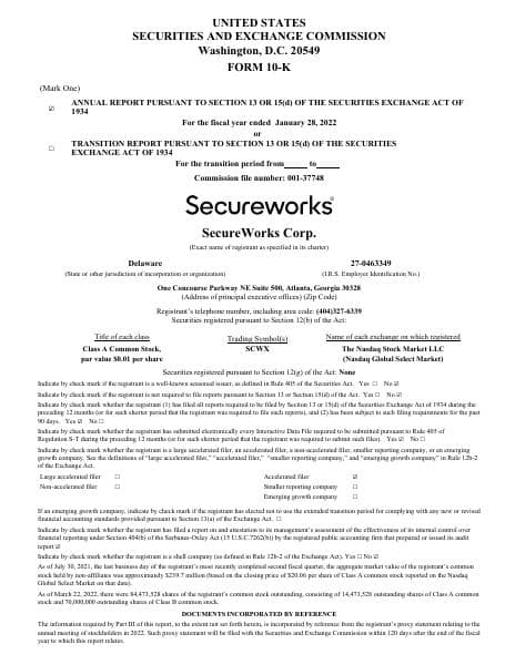SecureWorks-2022-10K