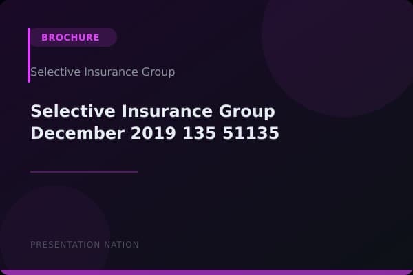 Selective Insurance Group_December_2019_135_51135