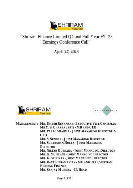 SFL_Q4FY2023_Earnings_Call_Transcript