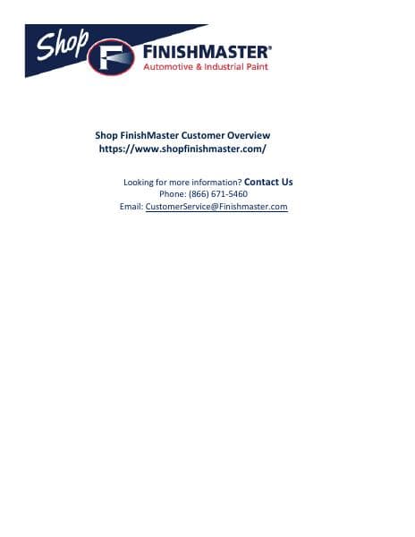 Shop_FinishmasterCustomerUserGuide