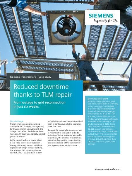 siemens-transformers-case-study-tlm-repair