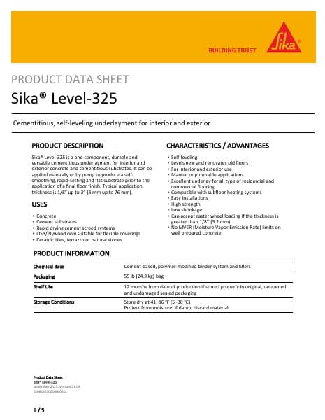 sika_level-325