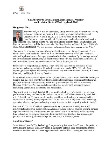 SmartSourceLegalweek2022Release_February2022