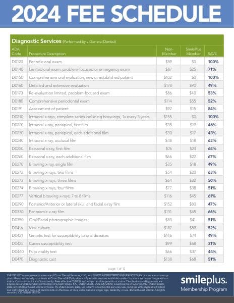 smileplusfeeschedule