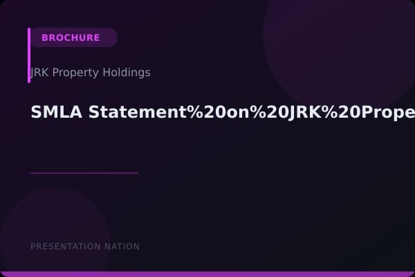SMLA-Statement%20on%20JRK%20Property%20Holdings-6.2.22