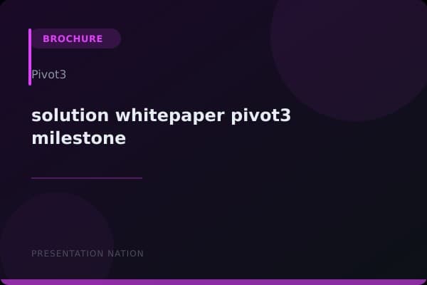 solution-whitepaper---pivot3---milestone