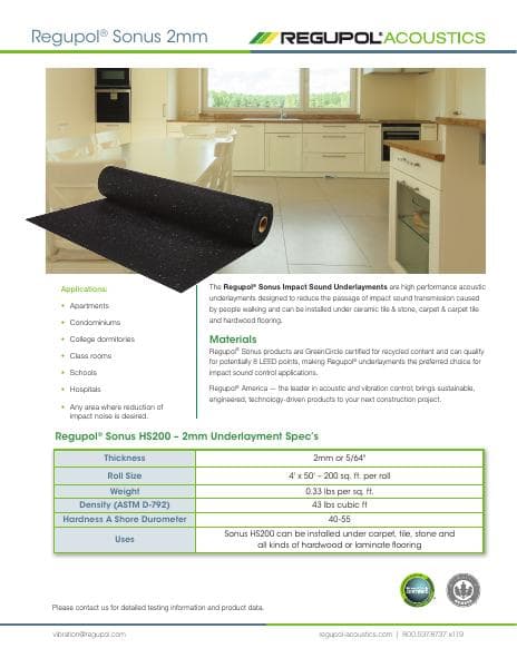 sonus-underlayment