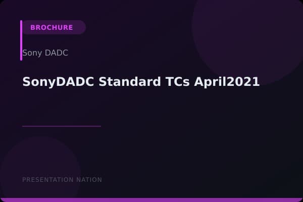 SonyDADC_Standard_TCs_April2021