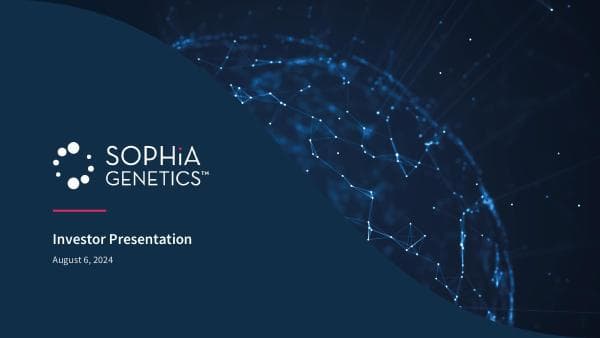 SOPHiA_GENETICS_Q2_2024_Investor_Presentation