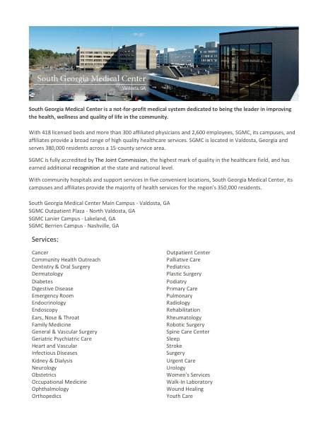 south_georgia_medical_center_site_info