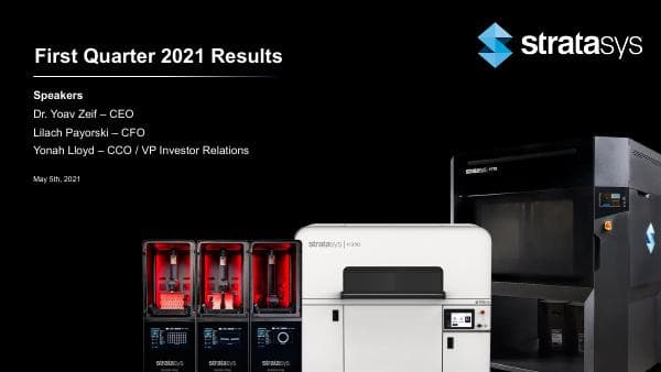 SSYS+Q1+2021+Earnings+Slides+-+FINAL