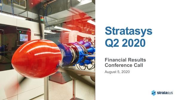 SSYS+Q2+2020+-+Earnings+Call+Slides+-+FINAL