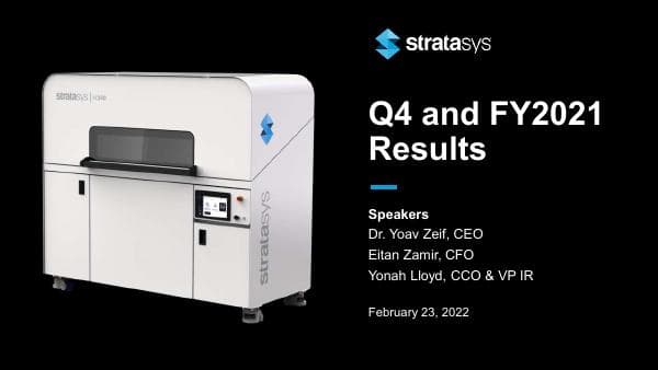 SSYS+Q4+2021+Earnings+Slides+-+FINAL+-+Remediated