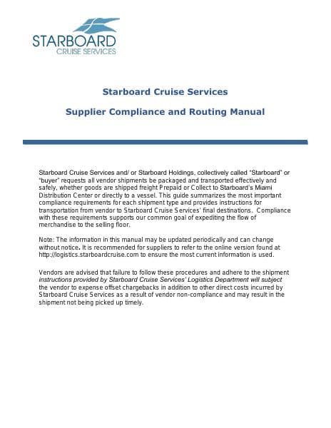 Starboard_Supplier_Compliance_and_Routing_Manual_V_1.3