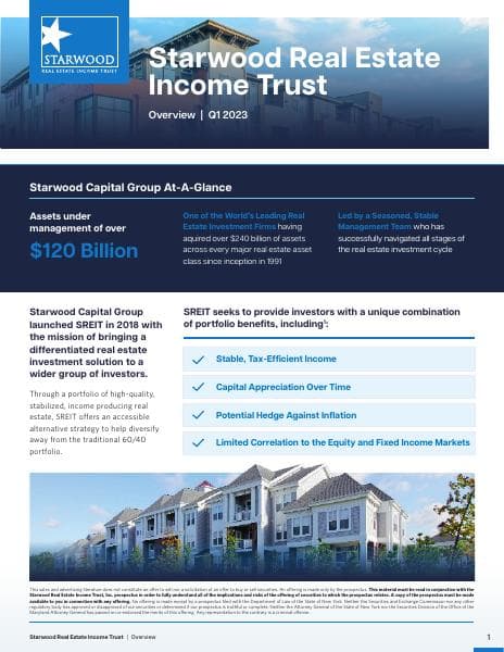Starwood-SREIT-%E2%80%93-Overview-Q1-2023