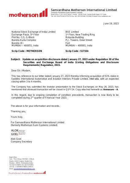 Stock_exchange-disclosure-extension-SADDLES-Acquisition.19.06.23