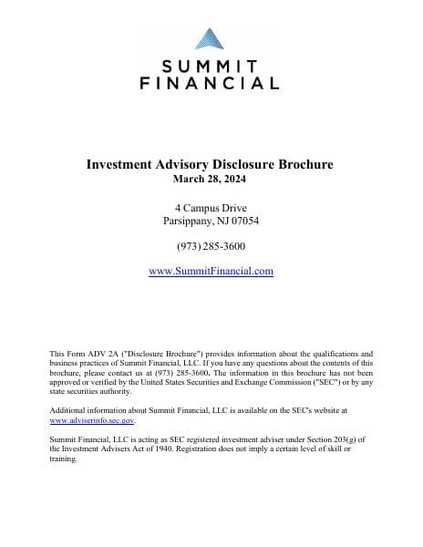 Summit_Financial_ADV_Part_2A