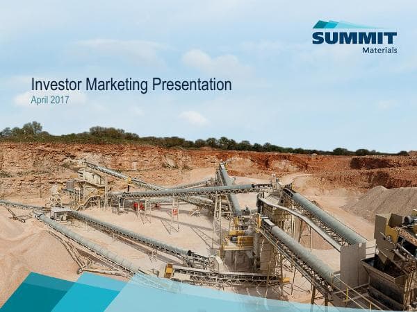 Summit-Materials-Investor-Presentation-April-2017