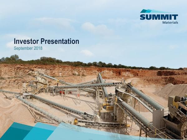 Summit-Materials-Investor-Presentation-September-2018