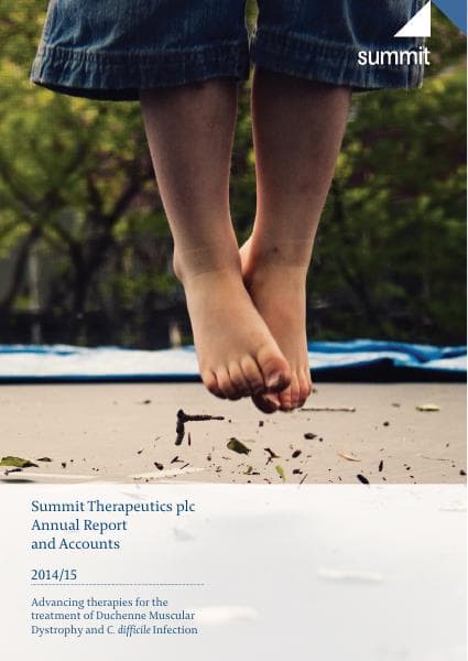 Summit-Therapeutics-Annual-Report-2014-15