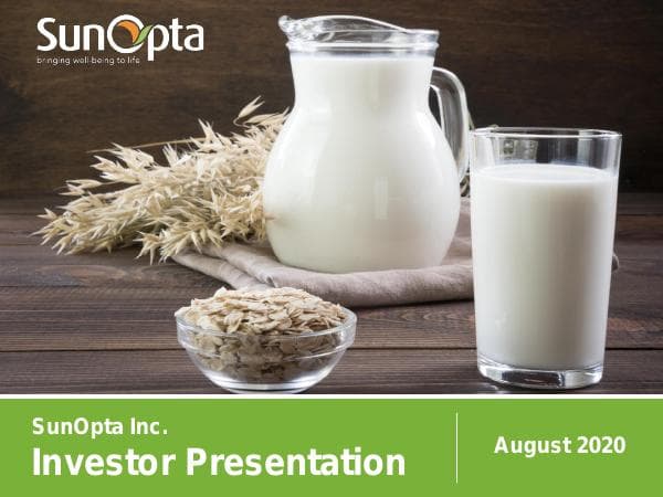 SunOpta-Investor-Presentation-August-2020-vFINAL