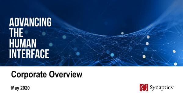 Synaptics-corporate-overview-May-7-2020