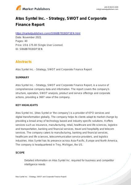 syntel-inc-strategy-n-swot-report