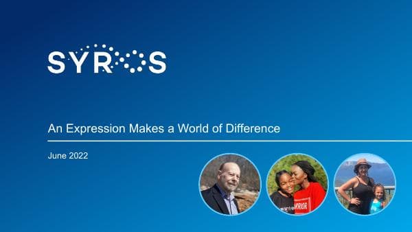 Syros Pharmaceuticals_June_2022_654_84654