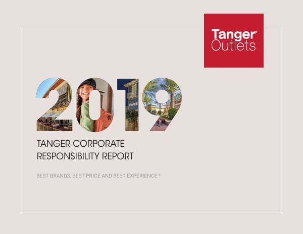 TANGER+CORPORATE+RESPONSIBILITY+REPORT+2019