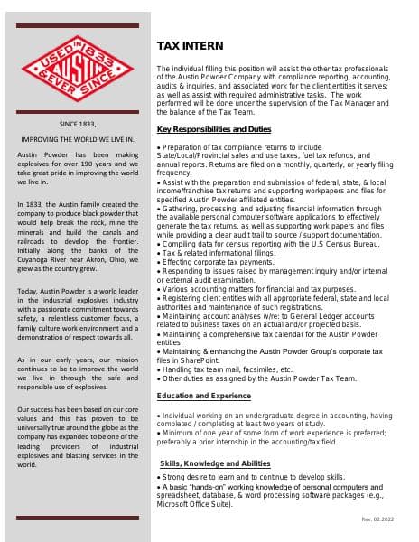 TaxIntern-AustinPowder