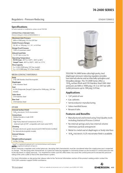 TESCOM-74-2400-Series